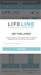 Mobile Screenshot of lifelineskincare.com